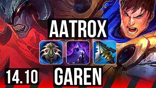 AATROX vs GAREN (TOP) | 6 solo kills, 700+ games | EUW Master | 14.10