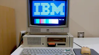 RetroFair 1984 IBM PCjr Brief Overview and Tour Vintage Computer