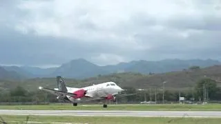 Silver Airways SAAB 340B take off from Ponce- Mercedita Intl