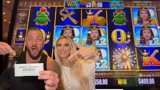 YOU WONT BELIEVE WHAT WE WON 3 SPINS IN!!!