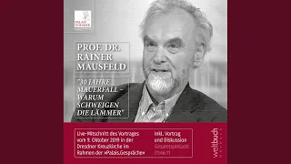 Kapitel 2.20 - Prof. Dr. Rainer Mausfeld: "30 Jahre Mauerfall - Warum schweigen die Lämmer"