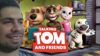 ری اکت به انیمیشن سریالی تام سخنگو و دوستان || فصل 1 قسمت 1