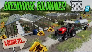 FS22 | A GUIDE TO… GREENHOUSES! | Farming Simulator 22 | INFO SHARING PS5.