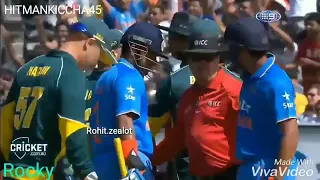 KGF  version of ROHIT SHARMA fight B/W HITMAN & DAVID WARNER