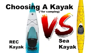 Choosing a kayak - Recreation Vs Touring