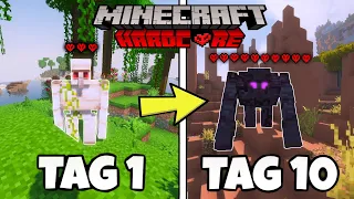 ICH habe 100 TAGE in MINECRAFT HARDCORE mit MODS überlebt und DAS ist passiert - Teil 1