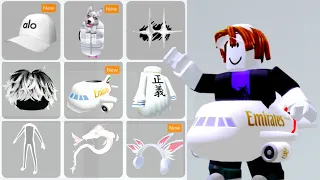 16 FREE WHITE ITEMS ROBLOX! 😱😳 (2024)