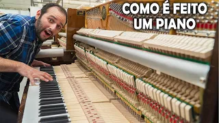 Como é feito um piano #Boravê