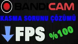 Bandicam Kasma Sorunu Çözümü  Efsane FPS Artışı +50 Fps     #2020  (Sesli Anlatım)