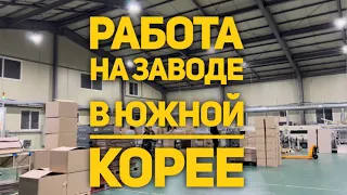 Работа на заводе в Южной Корее