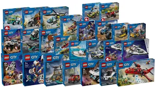 All LEGO City sets January 2024 Compilation/Collection Speed Build