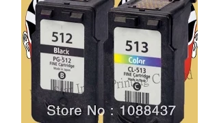 Распаковка БЕСПЛАТНЫХ картриджей для принтера Canon mp250 toner 512 513