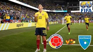 Colombia vs Guatemala 4 - 1 Resumen | Amistoso 2022