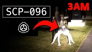 DONT GO TO A HAUNTED CEMETERY AT 3AM OR SCP 096 WILL APPEAR! | THE RAKE CAUGHT ON CAMERA AT 3 AM!