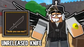 Using the Partially Visible Knife and Banana Gun in KAT (Roblox KAT)