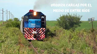 Trenes de Carga Línea Urquiza entre Jubileo y Dominguez Entre Ríos - Loc. G22 7903