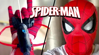 Real shooter SPIDER-MAN mask | REVIEW #spiderman
