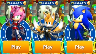 Sonic Dash - Sonic Prime - Boscage Maze Sonic vs Nine Tails vs Rusty Rose vs All Bosses Zazz Eggman