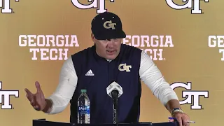 GT Football: #UGAvsGT Coach Collins Postgame Presser