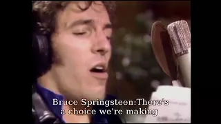 We are the World Bruce Springsteen Outtake