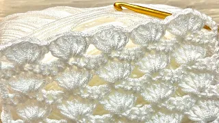 Fantastic!😍🌸 How to Crochet for beginners step by step/ Crochet baby blanket