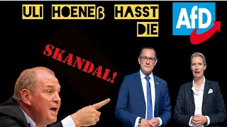 Uli Hoeneß hasst die AfD!😳 #afd #hoeneß #wahl #politik #weidel #wut #news #csu #grüne #fcbayern