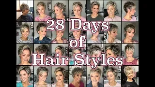 28 Days of Pixie Hair Styles + 2 Salon Visits