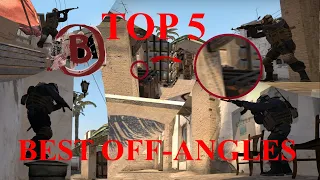 CSGO TOP 5 OFF-ANGLES on MIRAGE | B SITE