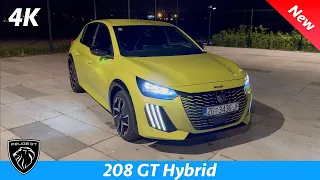 Peugeot 208 GT Hybrid 2024 FIRST look at Night 4K (Exterior - Interior) Visual Review [Part 3.]