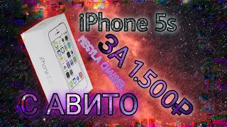 Небольшой обзорчик iPhone 5s с авито ЗА 1.500₽ ?! ( 1500 рублей, КАРЛ !!!)