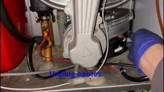 Fault E160 on Potterton  / Baxi / Main boiler / How to replace Fan Assembly step by step