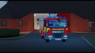Ormskirk's First Pump Turnout - Lancashire Fire and Rescue Roblox