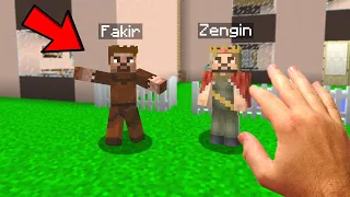 GERÇEK HAYATTAN ADAM MİNECRAFTA GELDİ! 😱 - Minecraft