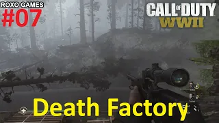 Call of Duty WW2 - Mission 7: Death Factory [ COD WWII Part 7 Death Factory Walkthrough ]