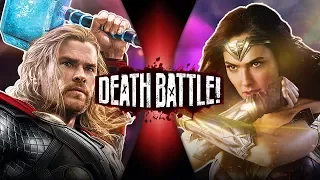 Thor VS Wonder Woman (Marvel VS DC Comics) | DEATH BATTLE!