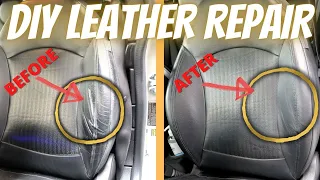 HOW TO: Repair cracked Leather and Vinyl on your cars interior | DIY Leather Repair Kit