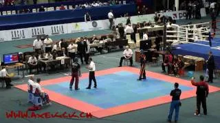WAKO Kickboxing EC 2010: LC -79kg Final: Zhukov(RUS) vs Pohl(GER)
