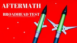 AFTERMATH by Ghillie Monster BROADHEAD TEST