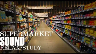 Supermarket SOUND europe  RELAX, STUDY & Enjoy ASMR Ambient noise