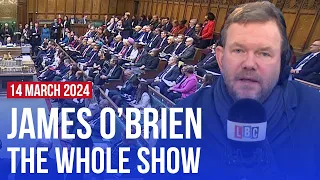 They didn't let Diane Abbott speak | James O'Brien - The Whole Show