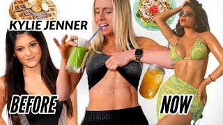 EATING AND WORKING OUT LIKE KYLIE JENNER | 2-a-days + Unrealistic Beauty Standards