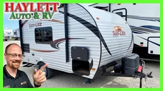 (Sold) "Towable TRUCK CAMPER?!" 2019 Sunlite 16BH Travel Trailer by Sun Valley RV