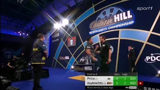 Referee interferes with Price against Huybrechts: that was the reason and that's why Kim points down