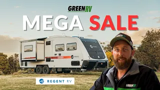 Green RV Caravan Clearance Sale Regent RCC 206 with Joshua Page 🌟