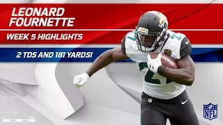 Leonard Fournette's Huge Game w/ 2 TDs & 181 Yards! | Jaguars vs. Steelers | Wk 5 Player Highlights