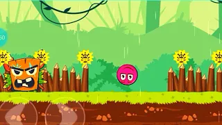 Roller Ball 3 - Level 16-30 Complete Gameplay (Red Pink Ball )  Red Bounce Ball Love Adventure