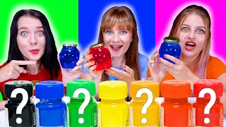 ASMR MYSTERY COLORED WATER | EATING SOUNDS LILIBU