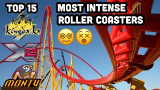 Top 15 Most INTENSE Roller Coasters In the United States (2021)
