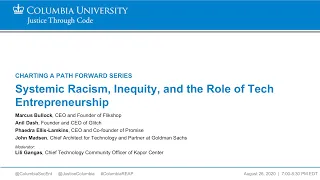 Systemic Racism, Inequity, and the Role of Tech Entrepreneurship