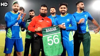 Pakistan Team Presented A Signed Jersey to Aleem Dar PCB | M2B2A